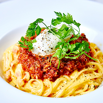 シーフードカルボナーラ