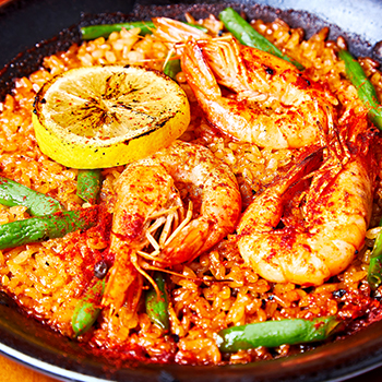 海老のビスクパエリア