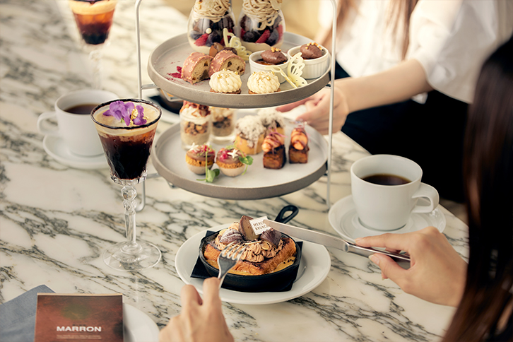 栗と紅茶のアフタヌーンティー